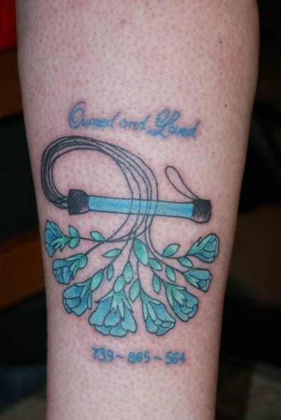 Letters, numbers, spaces, and some punctuation are acceptable for the custom phrase. Slave Tattoos