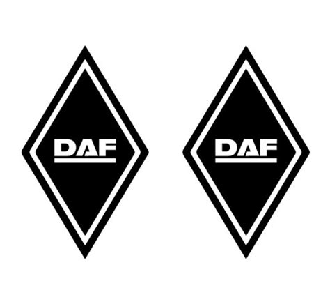 Sticker Diamond Daf 2pcs Outside Joostshop