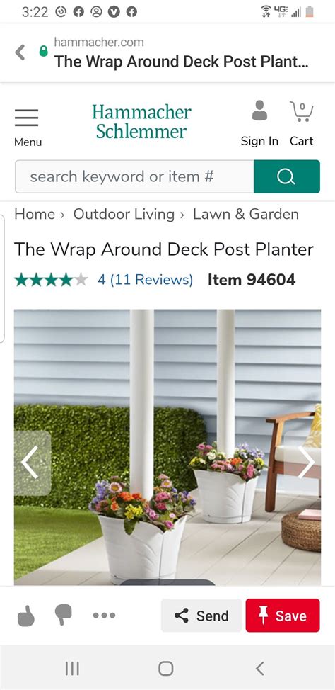 Deck Posts Wrap Around Deck Hammacher Schlemmer Lawn Garden Outdoor