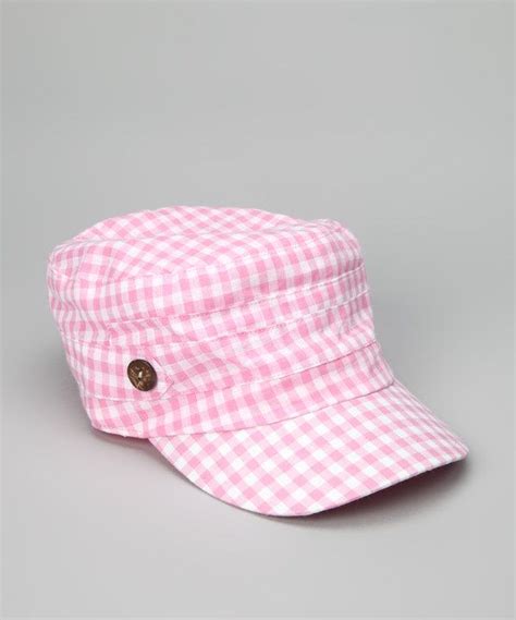 Look At This Pink Spring Checker Cadet Cap On Zulily Today Pink