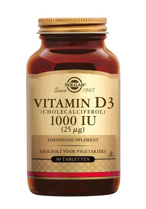 10000% 100% natural gmo free top preis 100% Vitamin D-3 1000 IU/25 µg tablet 90 tabletten van Solgar ...