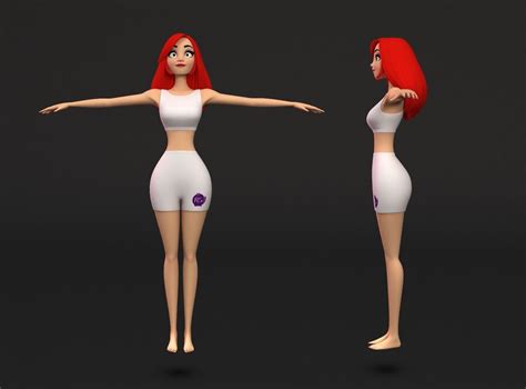 Donna Stylised Female Character D Print Ready D Model Cgtrader