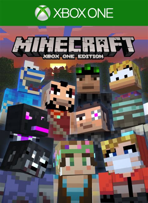 Minecraft Xbox One Edition Skin Pack 5 2013 Box Cover Art Mobygames