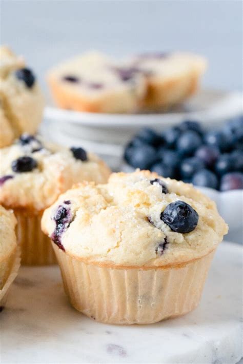 Gluten Free Lemon Blueberry Muffins
