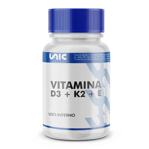 Vitaminas D3+K2+E na UnicPharma - UnicPharma