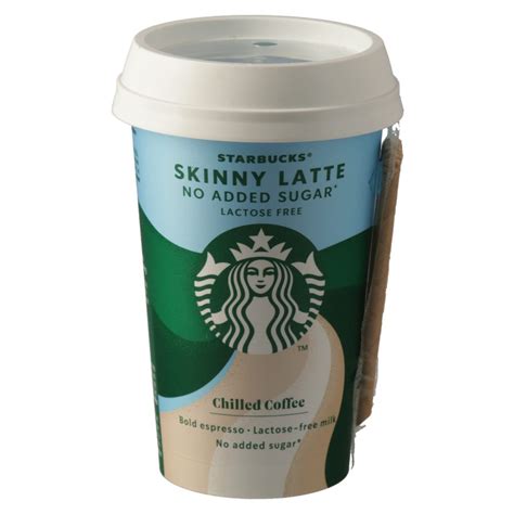 Kava Skinny Latte Starbucks 220ml Brez Laktoze Laktoza