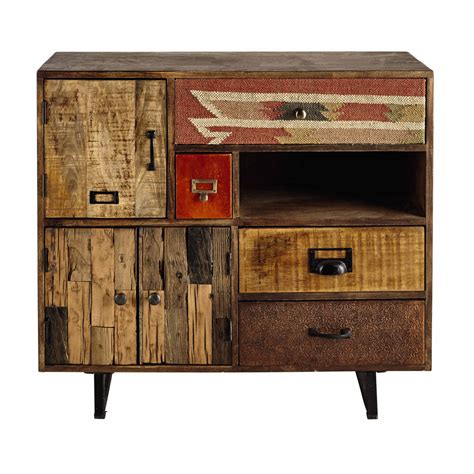 Maybe you would like to learn more about one of these? Mango wood storage cabinet W 90cm Kilim | Maisons du Monde
