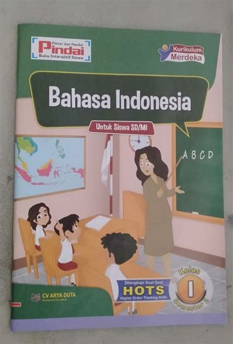 Buku LKS Pindai Kurikulum Merdeka CV ARYA DUTA Hots Bahasa Indonesia Untuk Kelas SD MI