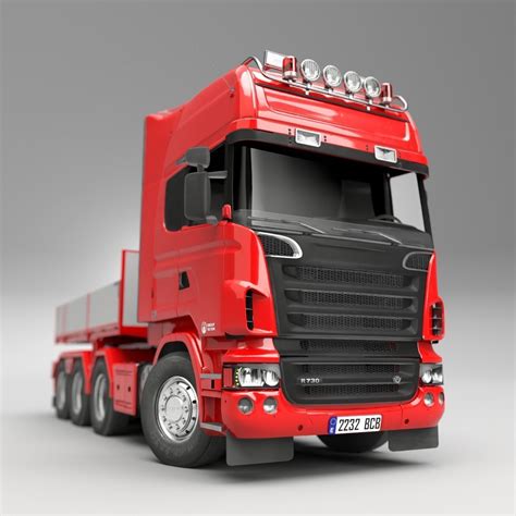 3d Model Scania R730 Cgtrader
