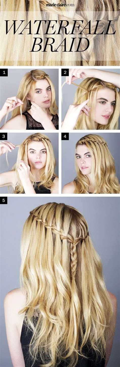 See more ideas about waterfall hairstyle, hair styles, braided hairstyles. 15 Stunning Waterfall Braids - Pretty Designs