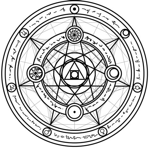 Magic Circle Magic Symbols Transmutation Circle