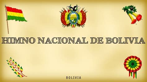 Himno Nacional De Bolivia YouTube