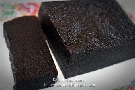 Kek pandan kukus mudah fiza s cooking. HaSue: I Love My Life: Kek Hitam ManisKukus