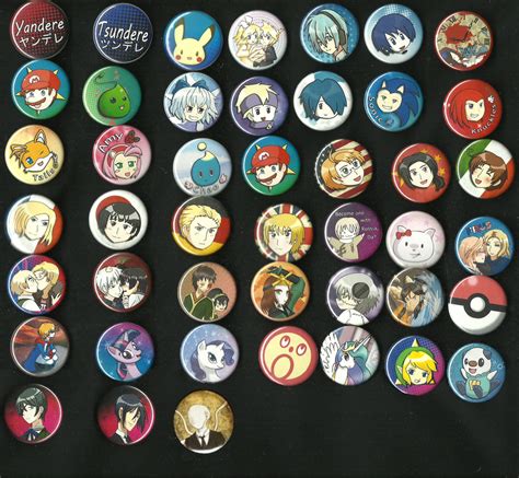 Anime Buttons By Hazelalmonds On Deviantart