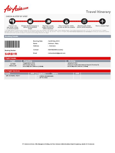 Cheap tickets for april 2021. sample ticket air asia indonesia