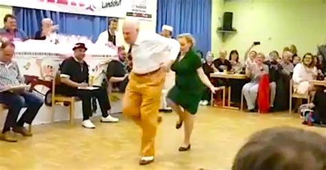 Elderly Couple Tears The Floor During Swing Dance Performance Metaspoon