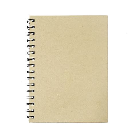 Minimal Hardcover Cardboard Notebook A4 Blank Scribble Blank Sketch