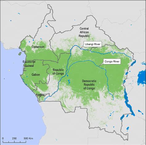 The Regional Study Area Encompasses 6 Countries In The Congo Basin A