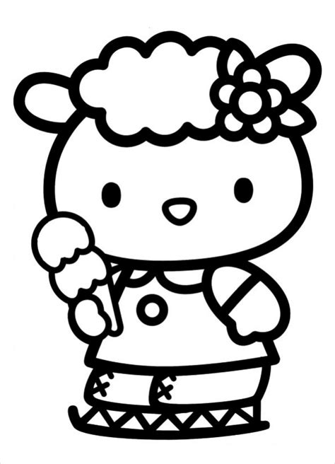 Free 18 Hello Kitty Coloring Pages In Pdf Ai