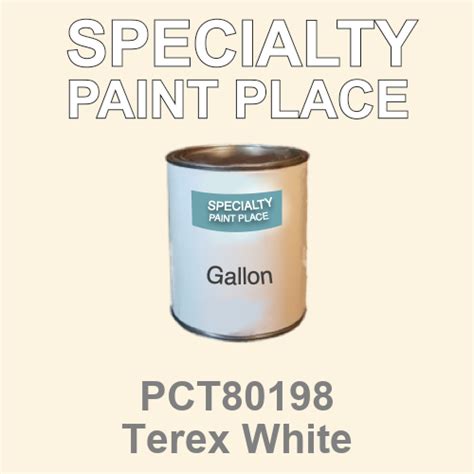 Pct80198 Terex White Ppg Touch Up Paint Gallon Can