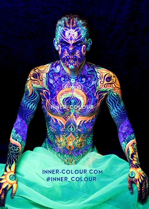 Uv Blacklight Intricate Body Painting Body Painting Body Art Art