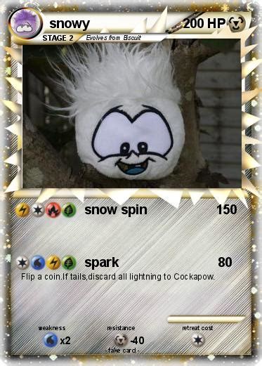 Pokémon Snowy 31 31 Snow Spin 150 My Pokemon Card