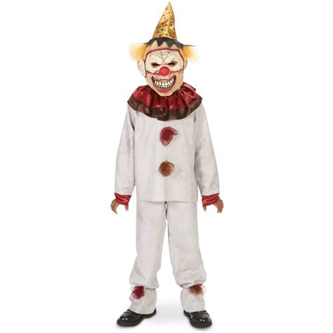 Horror Clown Scary Evil Killer Circus Carnival Dress Up Halloween Child