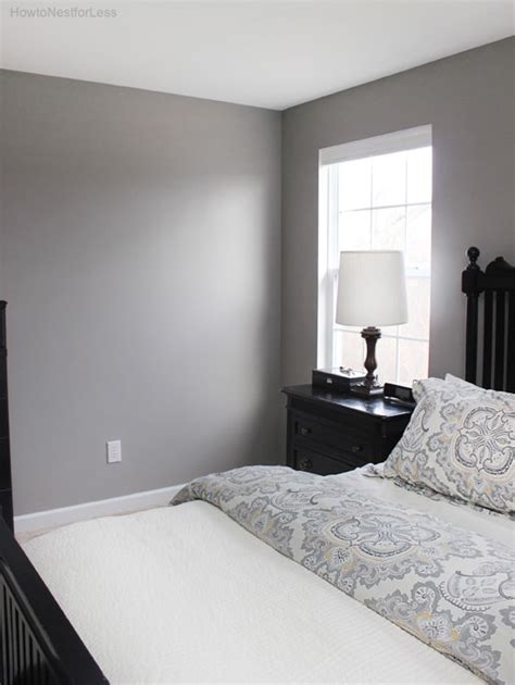 It is a versatile color and one approach you can choose is to paint your bedroom walls with your favourite grey shade, like a dark grey tone. Master Bedroom Progress - How to Nest for Less™