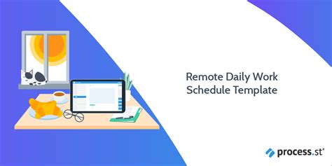 Remote Daily Work Schedule Template Process Street