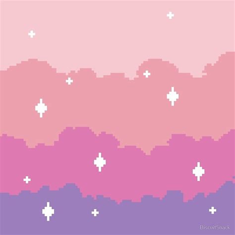 Cute Pink Pixel Art Wallpaper