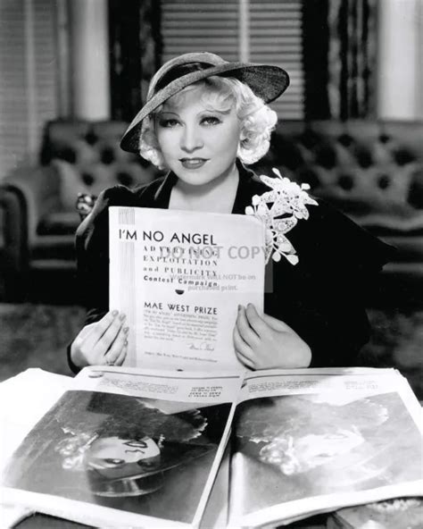 Mae West Actress And Sex Symbol Im No Angel 8x10 Publicity Photo