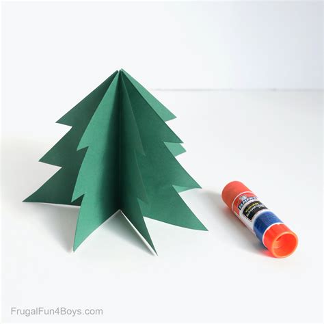 Paper Christmas Tree Craft Frugal Fun For Boys And Girls