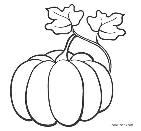 Kids can use their imagination to color the pumpkin with their favorite color. Free Printable Pumpkin Coloring Pages For Kids | Cool2bKids