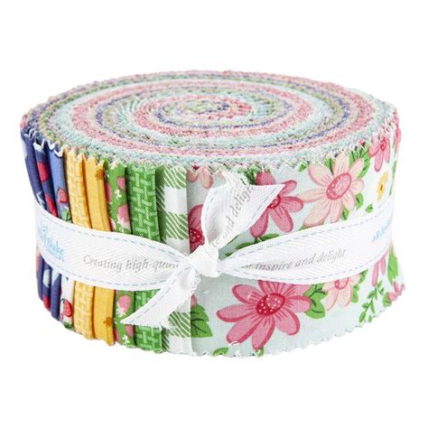 Riley Blake Designs Summer Picnic Rolie Polie Jelly Roll By Melissa