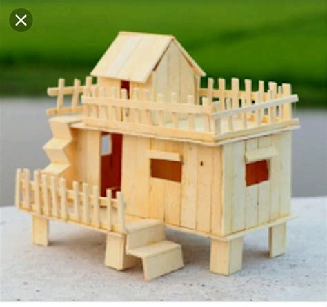 Simak tutorial cara pembuatan nya dalam video berikut ini instagram : Rumah Stik Es Krim Stik Ice Cream Miniatur Rumah Tingkat ...