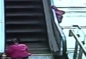 Chinese Girl Plummets To Death While Playing On Escalator In Shopping