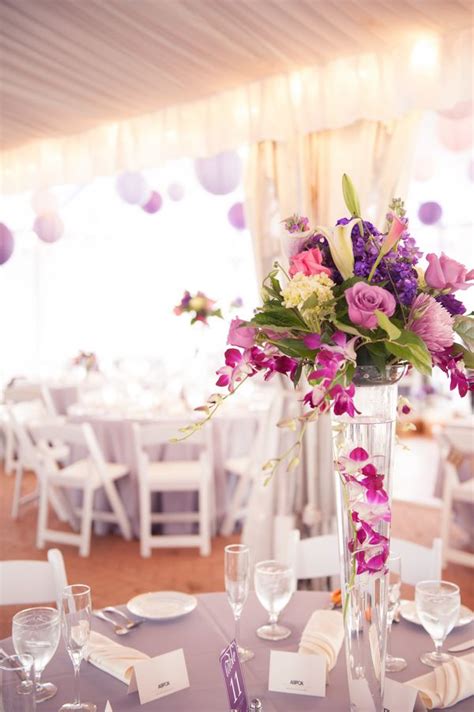 Orchid Wedding Theme Purple Wedding Centerpieces Magenta Wedding