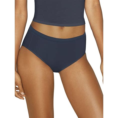 hanes hanes women s comfort flex fit stretch microfiber modern brief underwear 6 pack