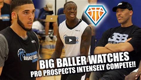 liangelo ball took on nba draft prospects in 3 on 3 with lavar ball watching video ⋆ terez