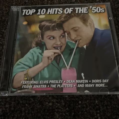 Top 10 Hits Of The50s Oldies Pop Charts Memories 2 Cd Album 50 Tracks