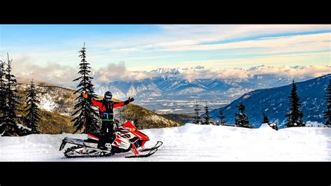 Snowmobiling Tours From Banff In Panorama Bc Youtube