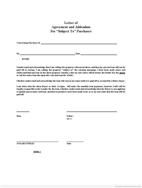 It is one of the many. Free Printable Letter of Agreement Form (GENERIC)