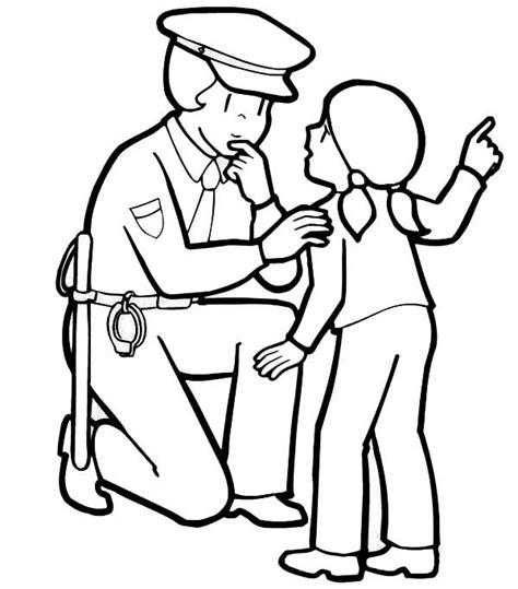 Print this color page back to the color pages. police officer coloring pages - Google Search | PBL ...