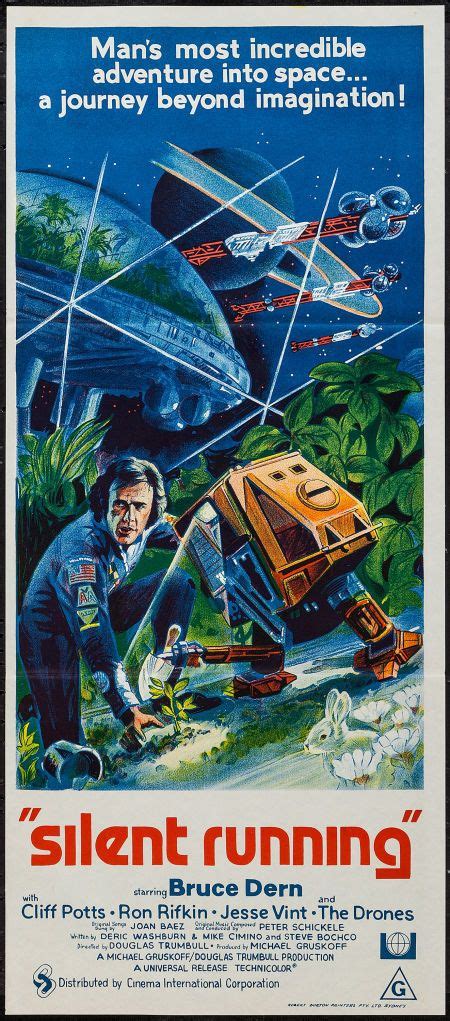Silent Running Cic 1972 Australian Daybill 13 Science Fiction