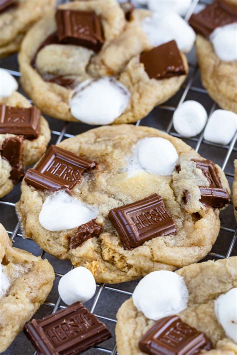 Best Smores Cookies Recipe Ever Crazy For Crust