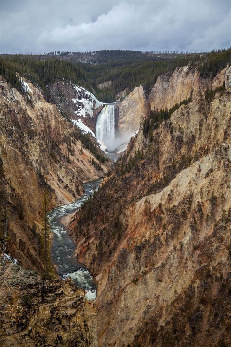 Yellowstone Falls Yellowstone National Park Wy Usa X Oc