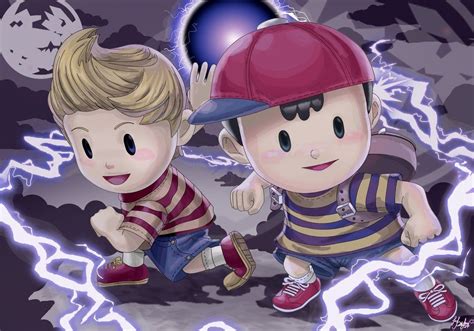 Ness And Lucas Earthbound Mother Games Fire Emblem Game Character