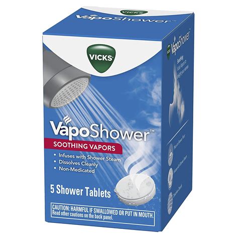 Vicks Vaposhower Shower Tablet Shower Bomb Aromatherapy Vapors