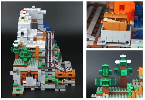 Lepin Minecraft The Mountain Cave Free Shipping 18032