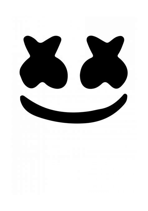 Printable Dj Marshmello Face